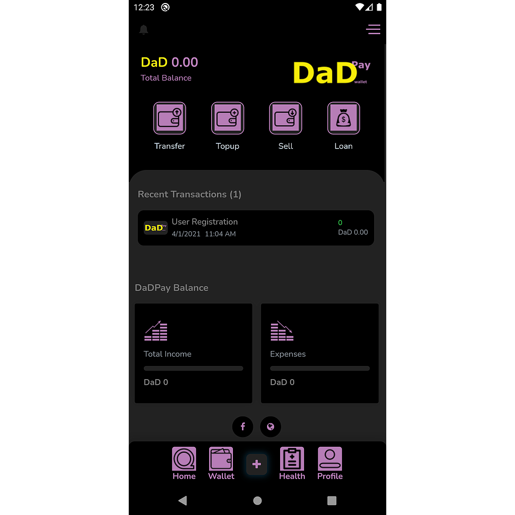 DaDPay Bonus &amp; Reward System